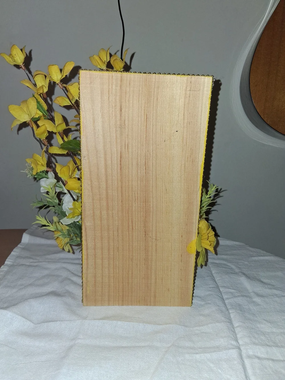 Bright Yellow Faux Floral Arrangement with Green Foliage - Home Accent